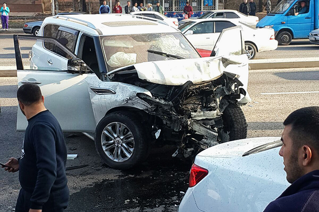 Авария в Алматы
