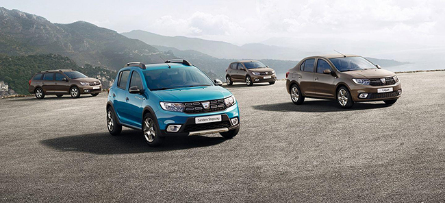 Dacia Logan, Sandero и Sandero Stepway