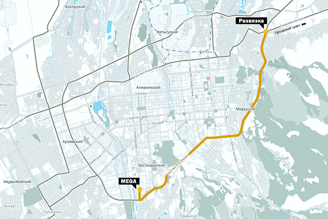 Карта велогонки