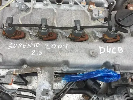 Двигатель d4cb Kia Sorento 2.5 диз за 3 800 тг. в Караганда