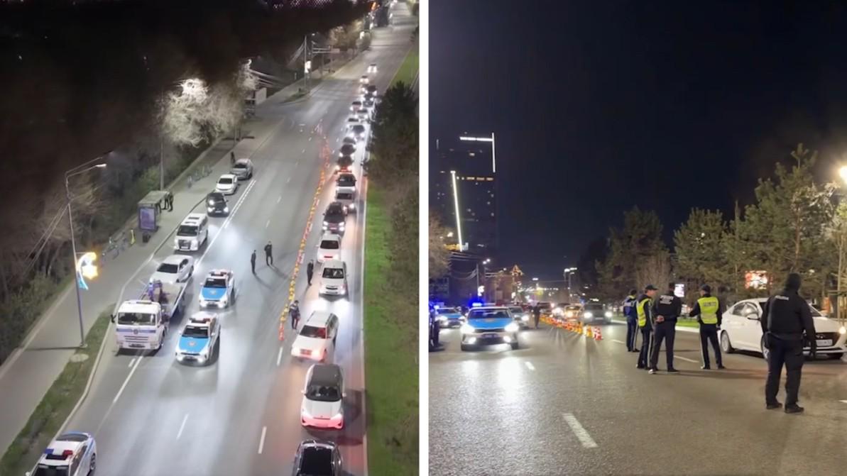 Фильтрационные посты начали появляться на дорогах Алматы