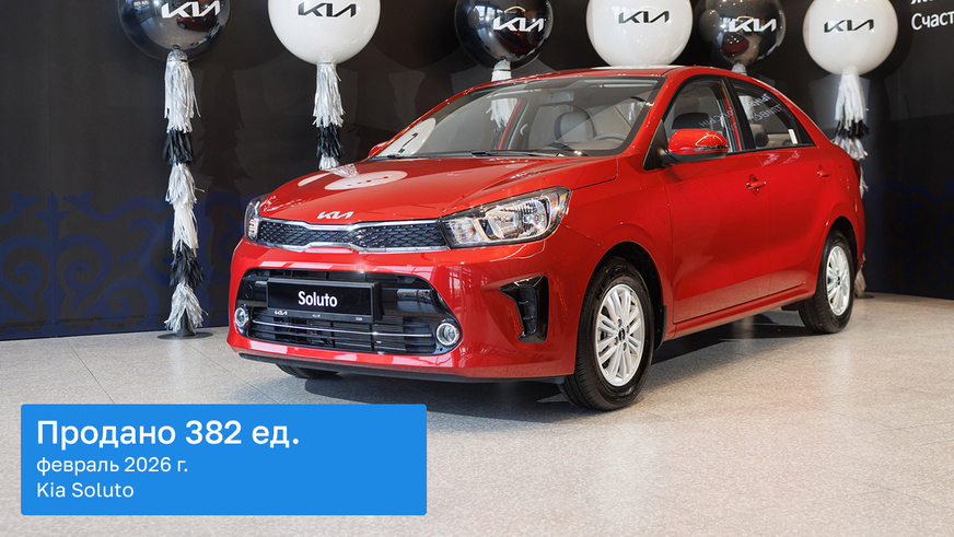 Kia Soluto попал в топ-5 продаж в феврале