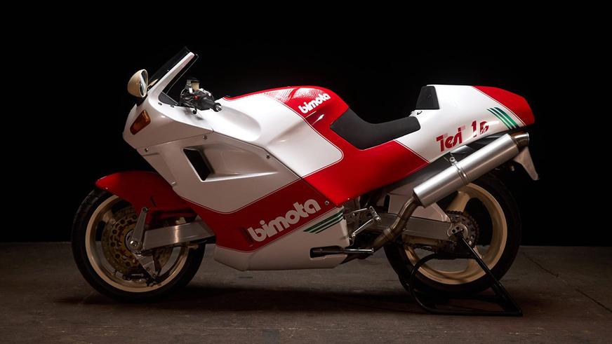 Абсолютно новый Bimota Tesi 1D 1991 года выпуска нашли в США