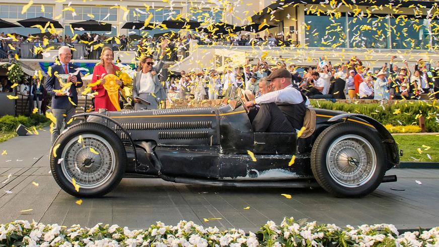 Гоночный Bugatti Type 59 стал триумфатором Пеббл-бич