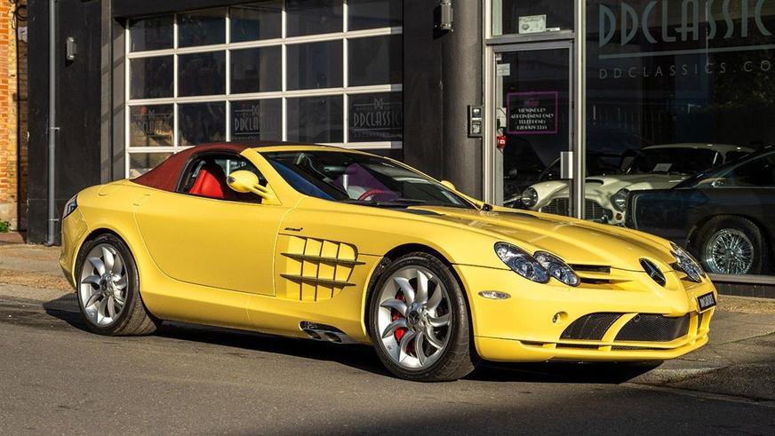 На продажу выставили уникальный Mercedes-Benz SLR McLaren. Он жёлтый!
