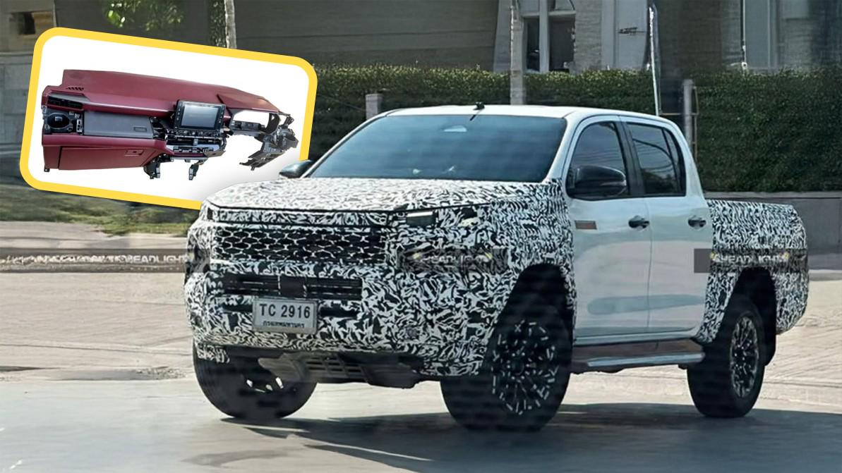 Рассекречен интерьер Toyota Hilux нового поколения