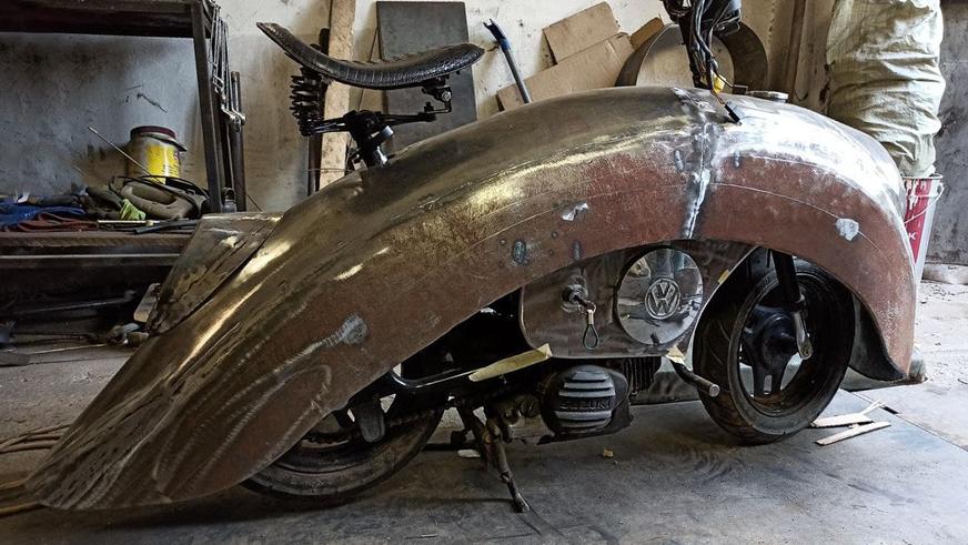 Volkspod из скутера Suzuki собрали в Алматы