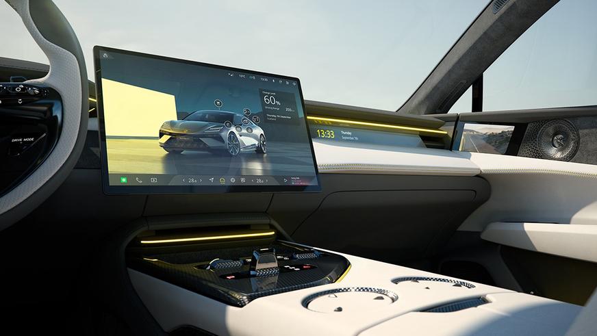 У Lotus появился флагманский 918-сильный седан на батарейках