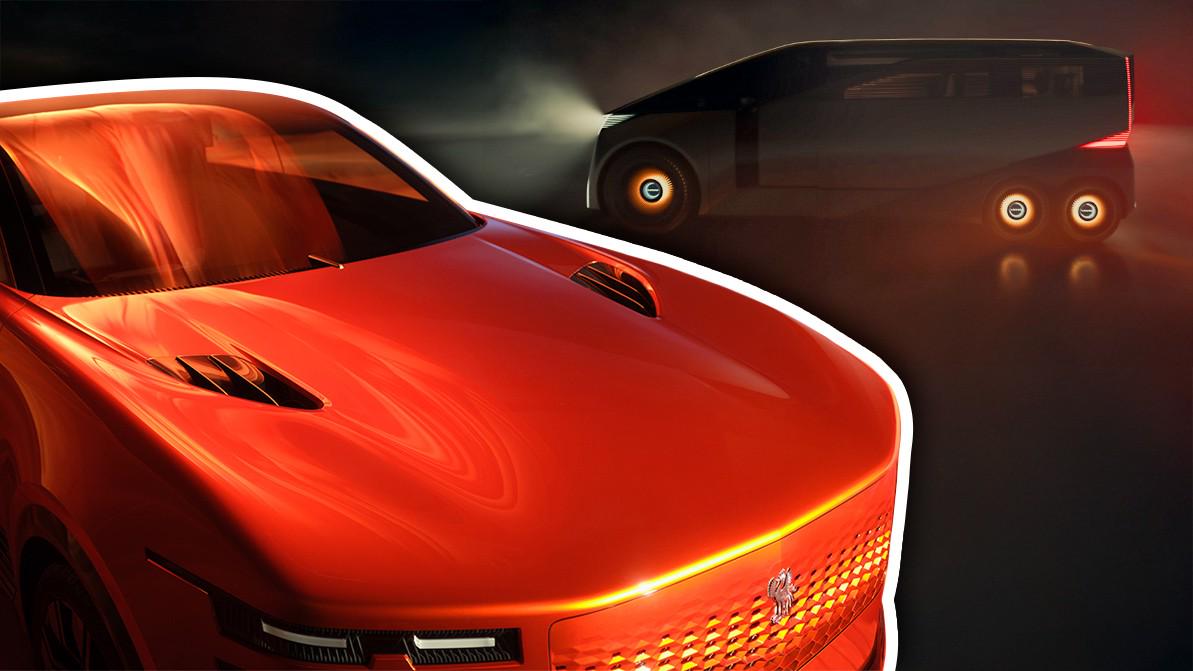 Toyota Century кросс-купесі мен Lexus LS минивэнін көрсетеді