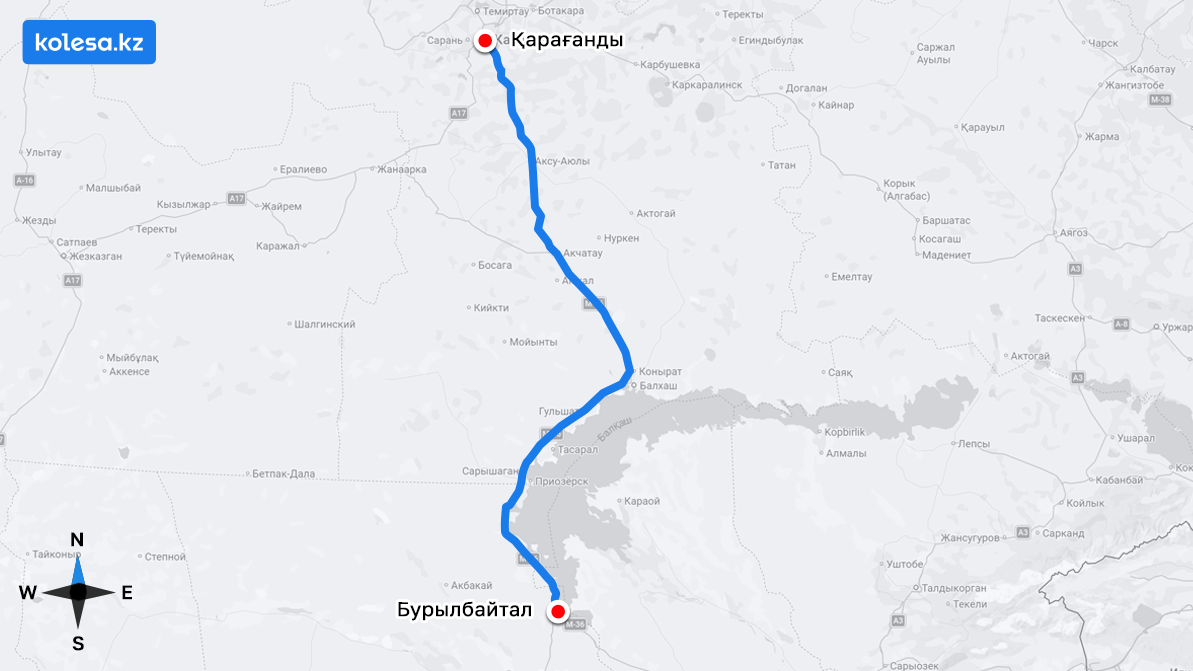 Қарағанды&nbsp;&mdash; Бурылбайтал трассасы ақылы болады