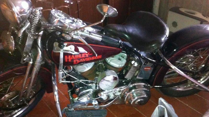 На Kolesa.kz продают 80-летний Harley-Davidson WL