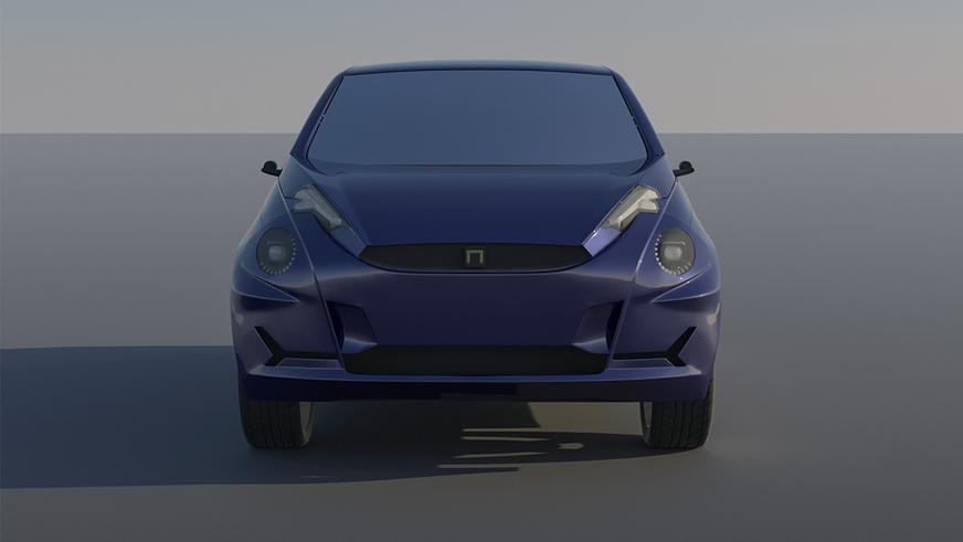 Казахстанец нарисовал свой электромобиль