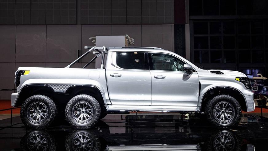 Шестиколёсный CyberP!ckup от Great Wall прибыл в Шанхай