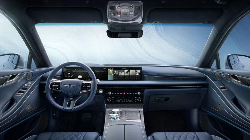 Электрический Genesis G80 стал длиннее и дальнобойнее