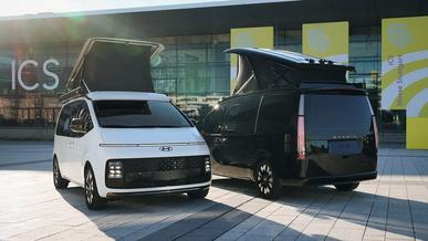 Электрическую Hyundai Staria приспособят для сна и отдыха