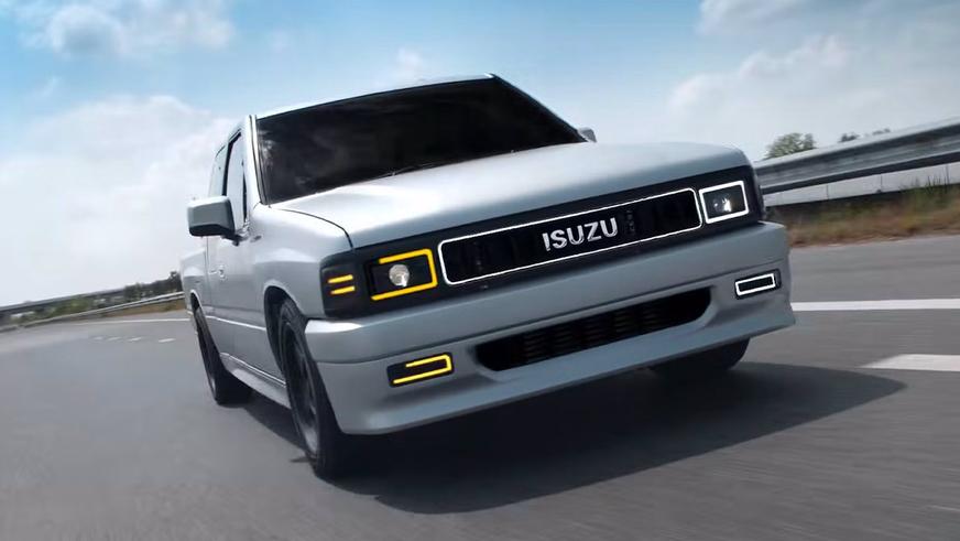 Isuzu показала рестомод Dragon Max на базе 37-летнего пикапа