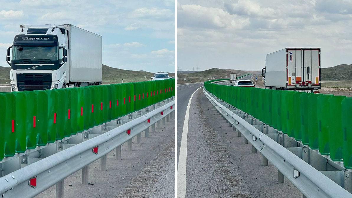 На&nbsp;трассе Балхаш&nbsp;&mdash; Бурылбайтал встречных защитят от&nbsp;дальнего света фар