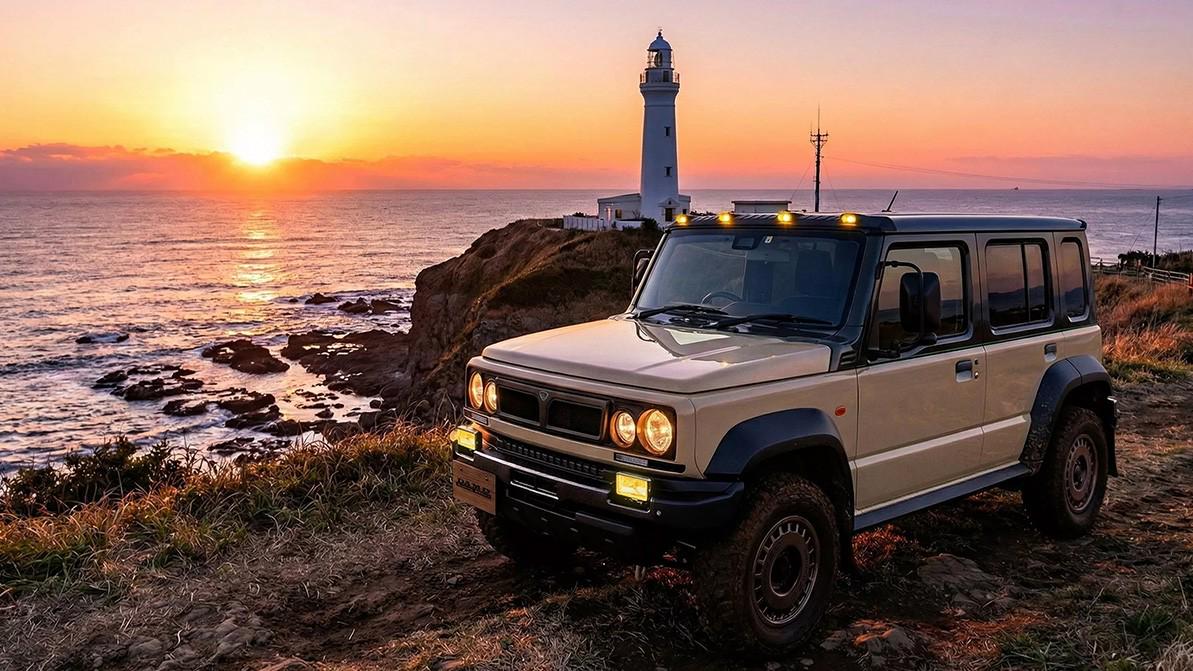 Раллиге қатысатын Lanciaдан аумайтын Suzuki Jimny