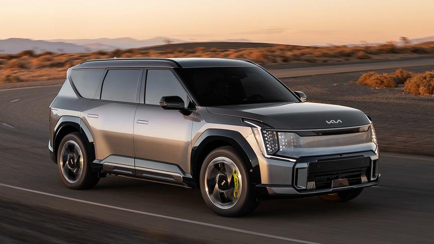 Электрокроссовер Kia EV9 получил 500-сильную версию GT