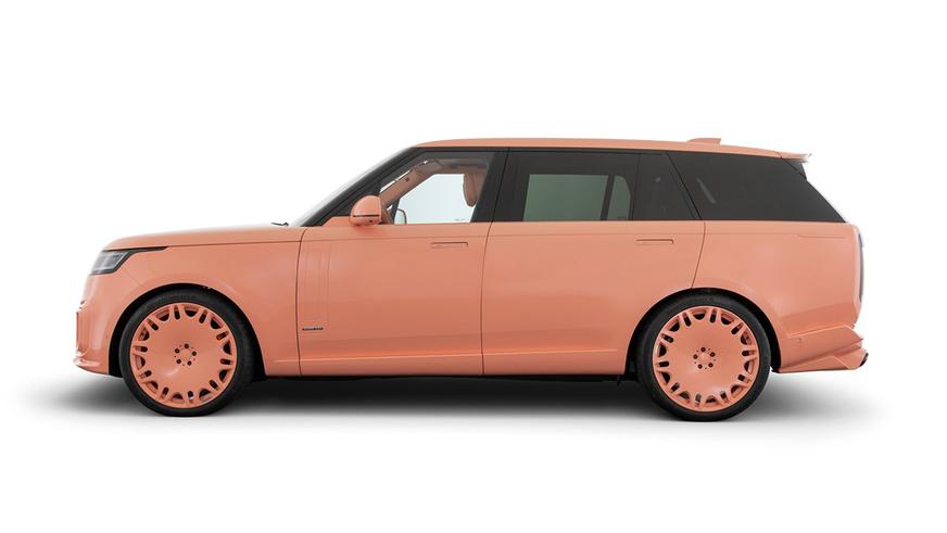 Представлен Brabus 600 Peetch — это персиковый Range Rover