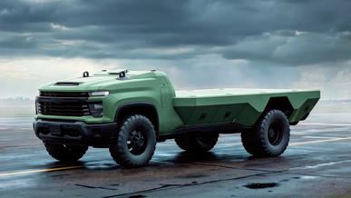 Chevrolet Silverado превратили в беспилотник без кабины