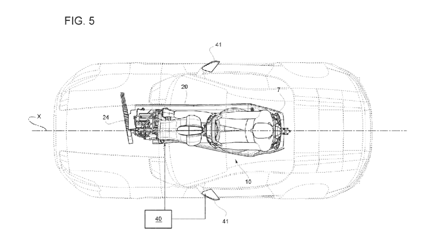 В Ferrari запатентовали сдвижной кокпит