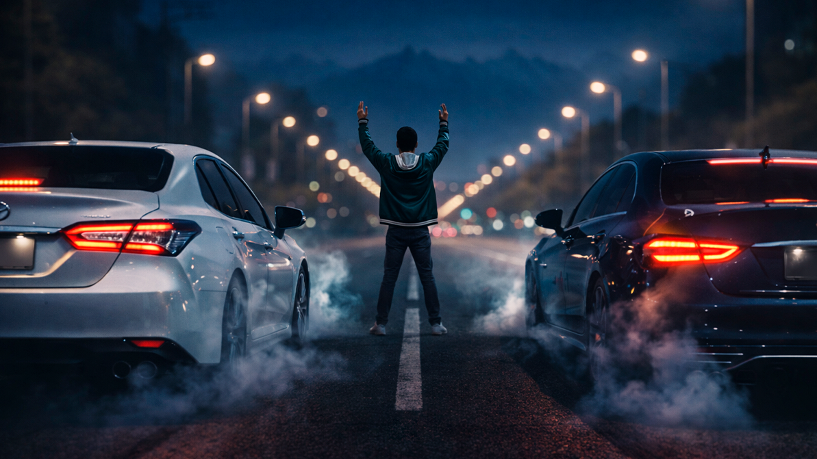 Депутат көшеде жарысатындарды жүргізуші куәлігінен айырып, қамауды ұсынды