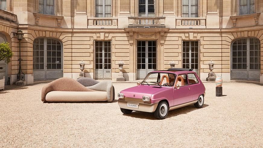 Рестомод Renault 5 получил необычный руль из… мрамора