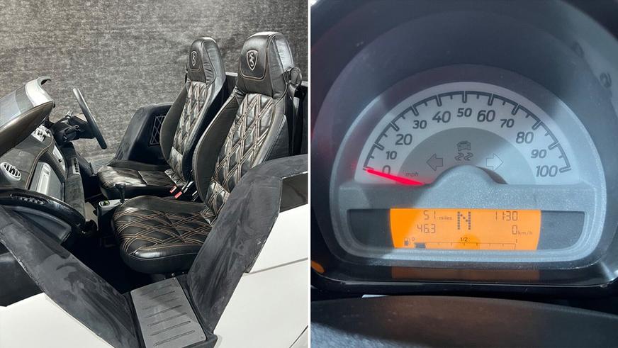 Smart ForTwo превратили в нелепую копию Lamborghini и выставили на продажу