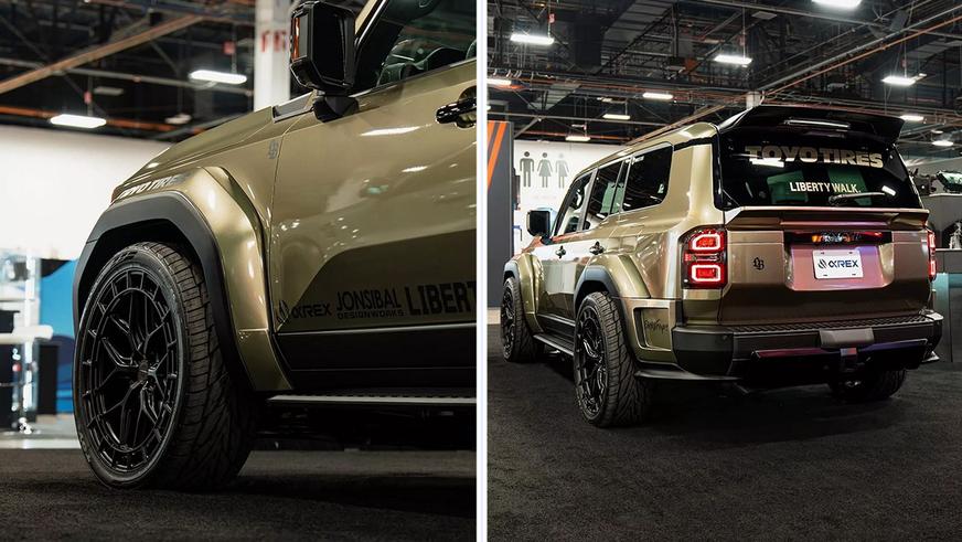 Тюнеры из Liberty Walks показали очень широкий Land Cruiser Prado