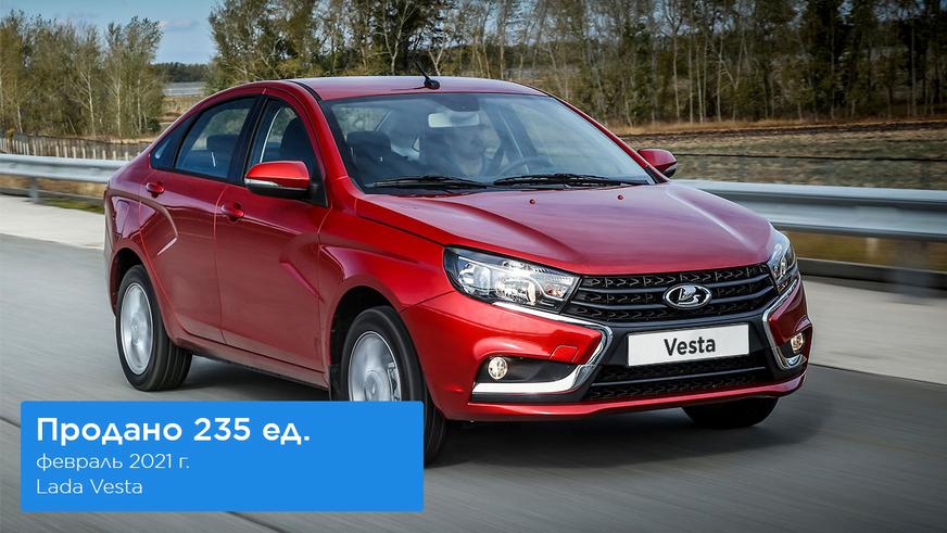 Продажи новых авто в феврале: Hyundai Sonata попала в топ-10