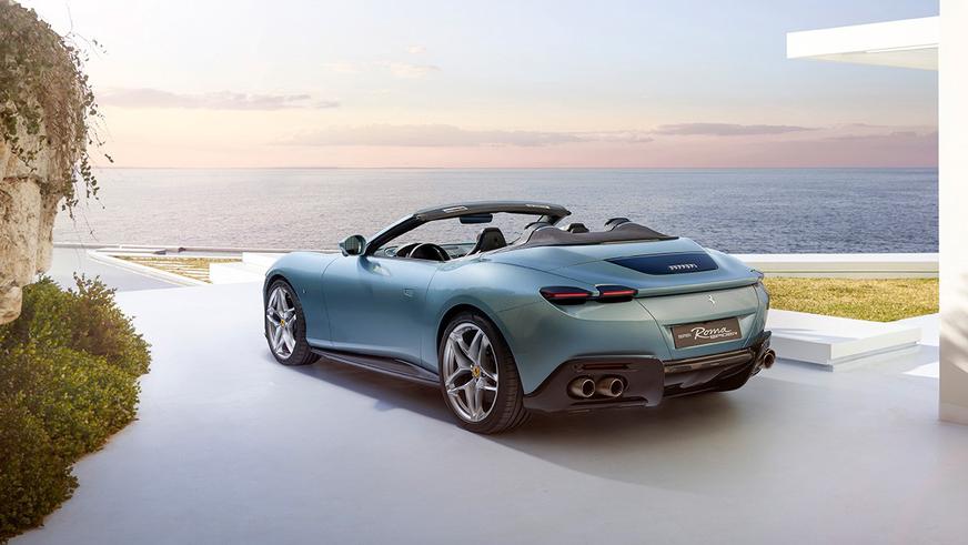 Представлен спайдер Ferrari Roma с динамикой 3.4 секунды до сотни