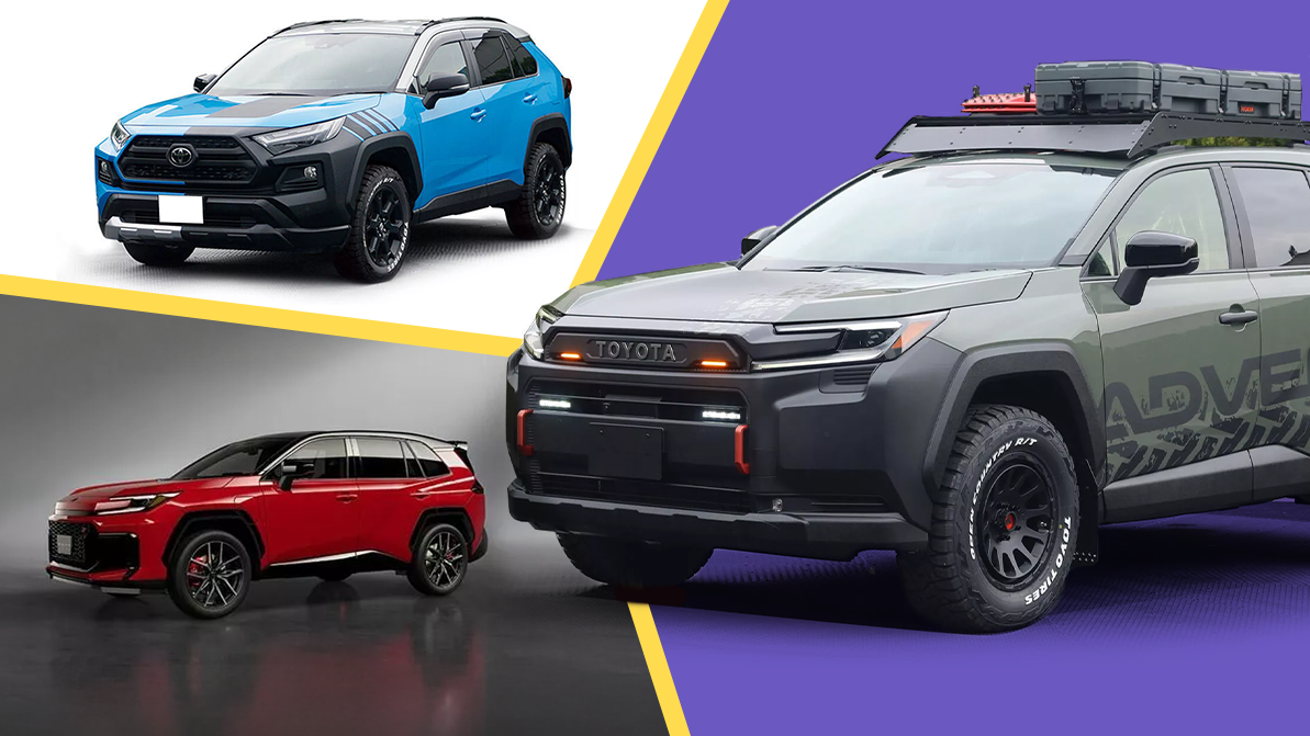 Три доработанных RAV4 покажет Toyota в Токио