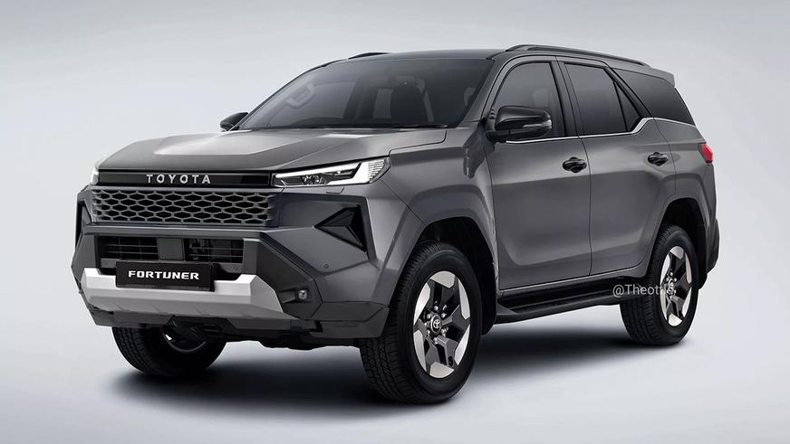 Жаңа Toyota Fortuner Таиландта жүр