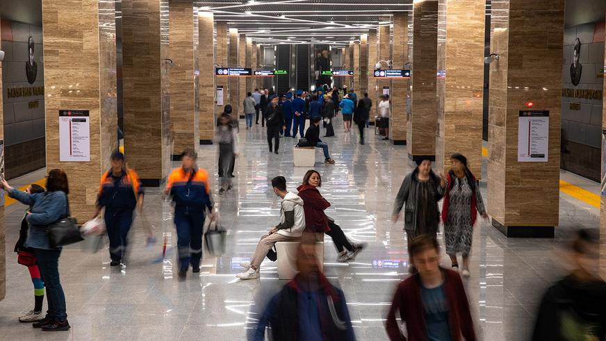 Две новые станции метро открылись в Алматы