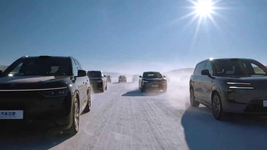 Массовый зимний тест запаса хода провели в Китае