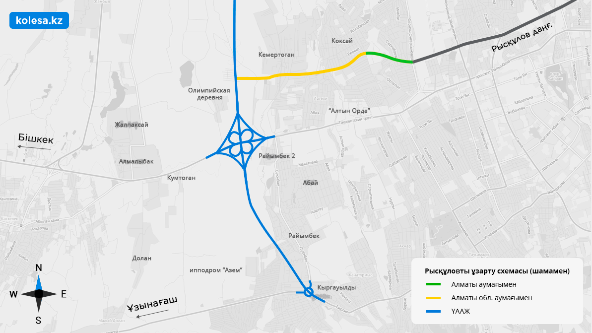 2030 жылға дейін Алматыда бірнеше көше ұзарады