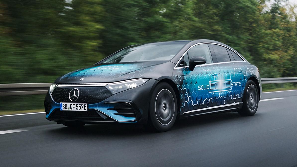 Больше 1200 км на одной зарядке – испытания твердотельных батарей Mercedes-Benz