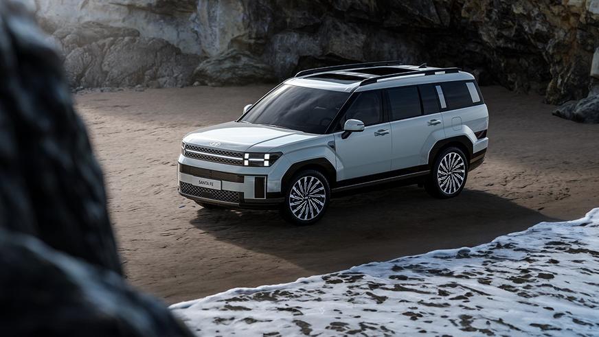 Hyundai опубликовала первые фото Santa Fe пятого поколения