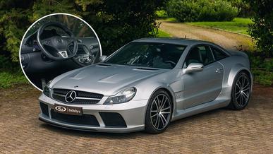 Сирек кездесетін Mercedes-Benz SL 65 AMG Black Series аукционға шықты