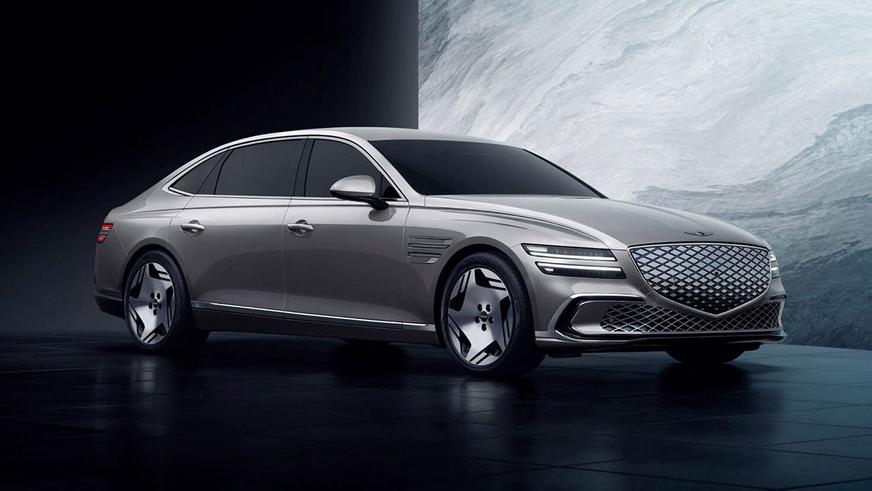 Электрический Genesis G80 стал длиннее и дальнобойнее
