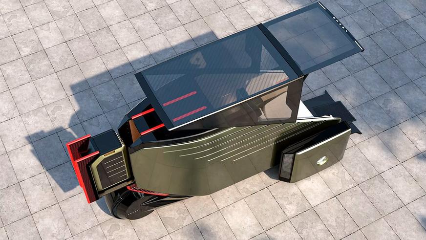 Lexus LS стал роскошным вэном с шестью колёсами