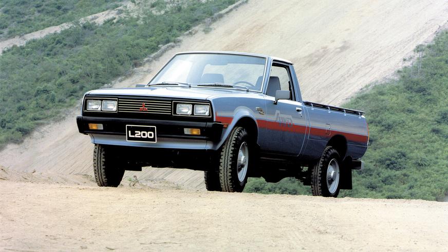 1980 год — Mitsubishi L200 первого поколения (рестайлинг)