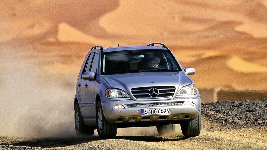 2002 год: Mercedes-Benz ML первого поколения (W163) (модернизация)