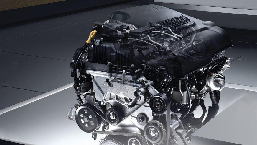 Hyundai Santa Fe - 2012 - двигатель