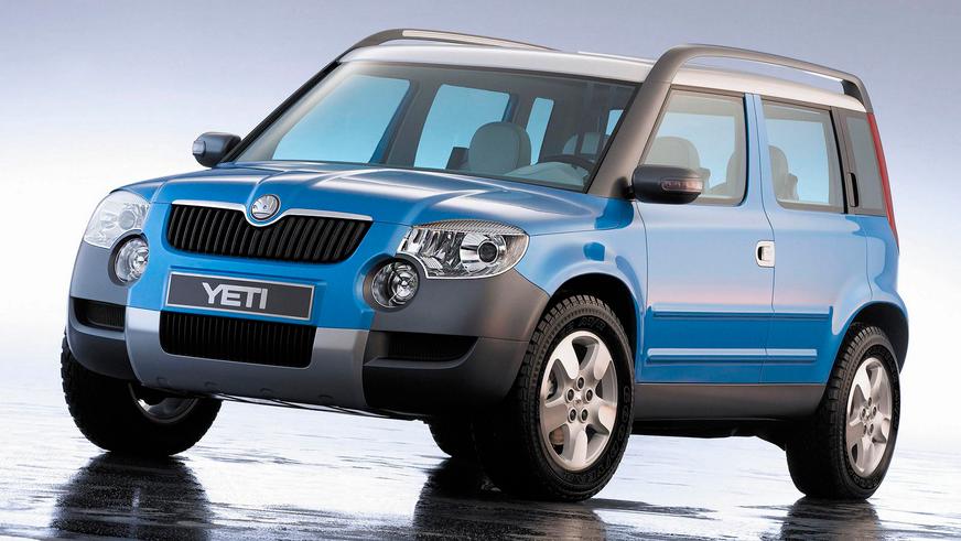 2005 год — Škoda Yeti концепт-кар (Женевский автосалон)