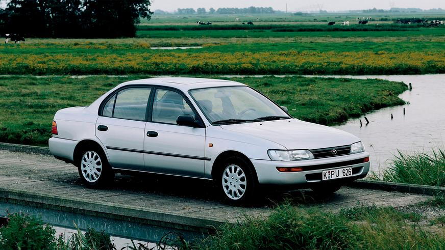 1991 год — Toyota Corolla седьмого поколения