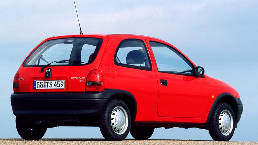 1993 год — Opel Corsa второго поколения