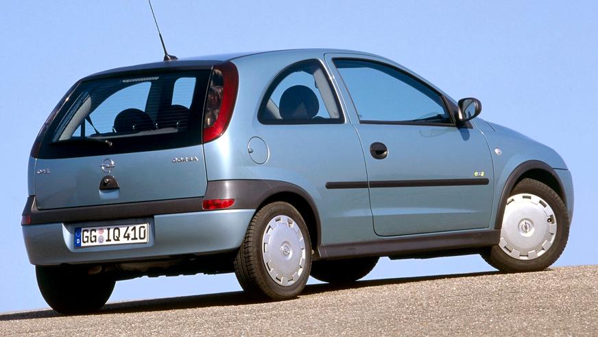 2000 год — Opel Corsa третьего поколения