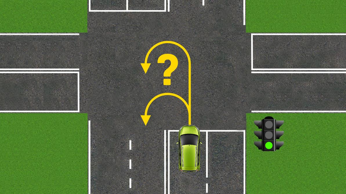 Как правильно развернуться на перекрёстке? — Kolesa.kz || Почитать